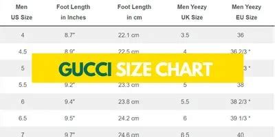 gucci baby shoes size chart